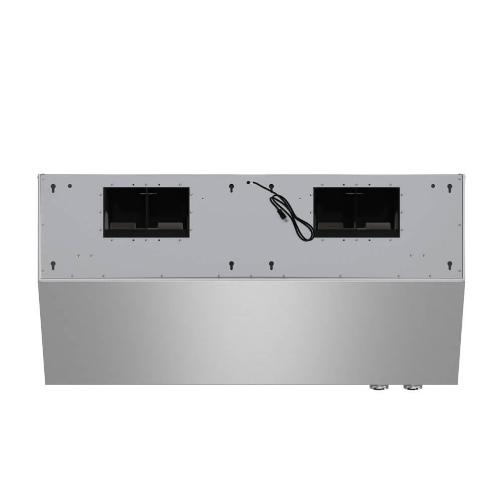 FORNO Biagio 48" Wall Mounted Range Hood Stainless Steel, 1200 CFM, Knob Control, Baffle Filter - Image 12