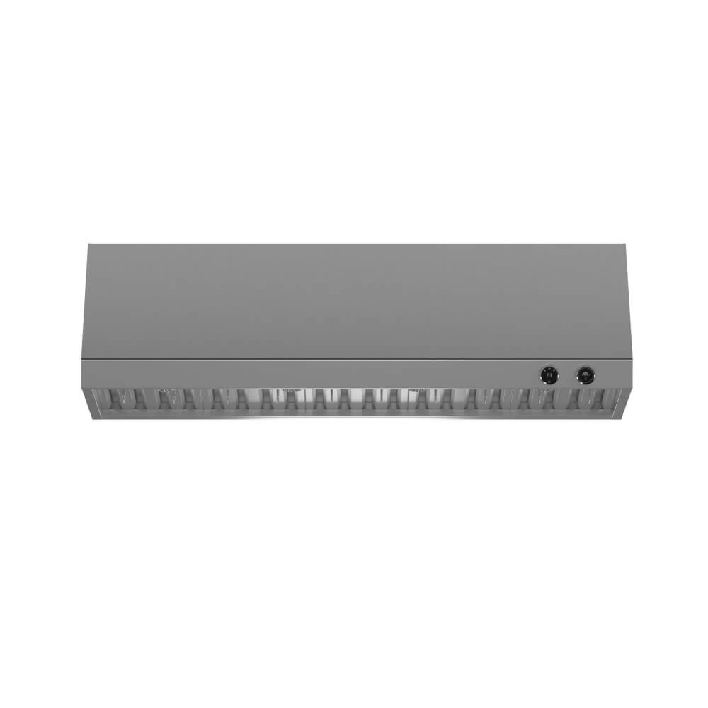FORNO Biagio 60" Wall Mounted Range Hood Stainless Steel, 1200 CFM, Knob Control, Baffle Filter - Image 2