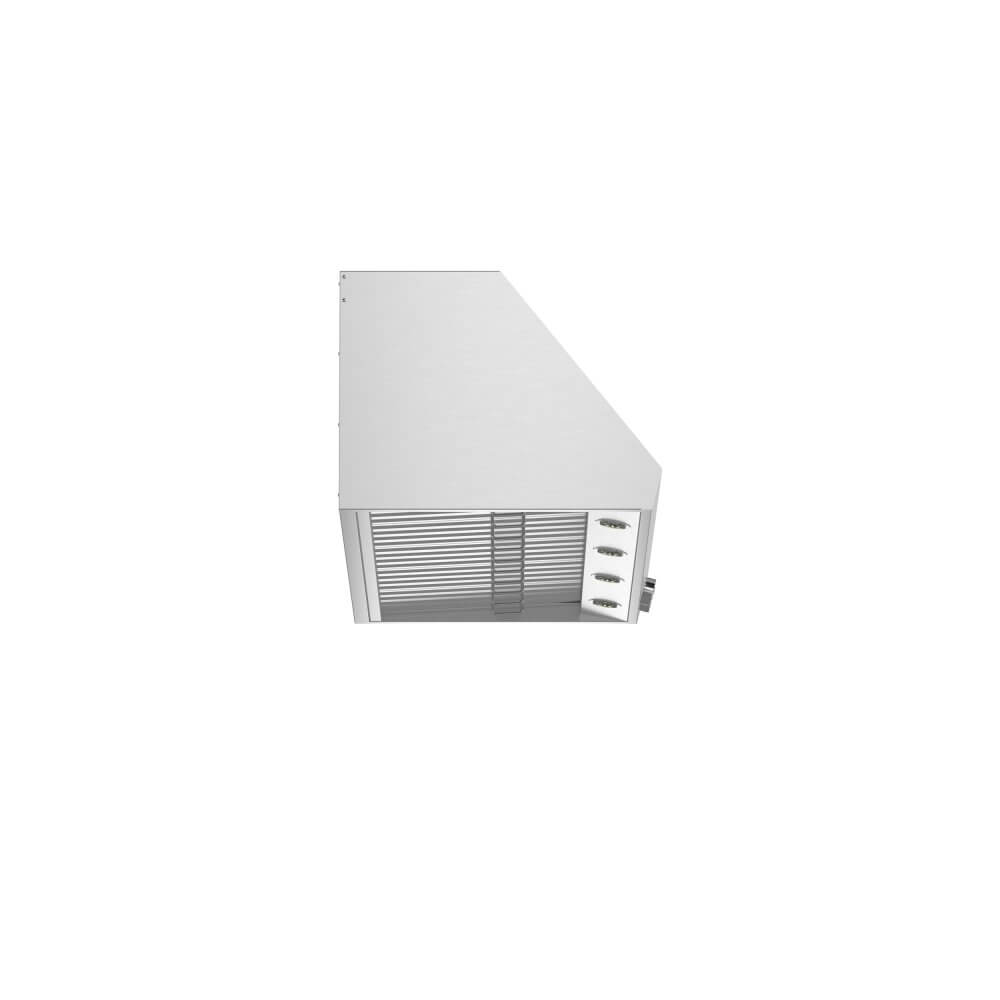 FORNO Biagio 60" Wall Mounted Range Hood Stainless Steel, 1200 CFM, Knob Control, Baffle Filter - Image 4
