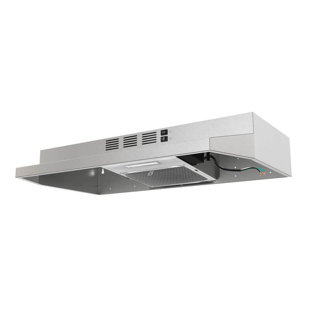FORNO Cappa 30" Under Cabinet Range Hood in Stainless-Steel, 200 CFM, Convertible - Image 2