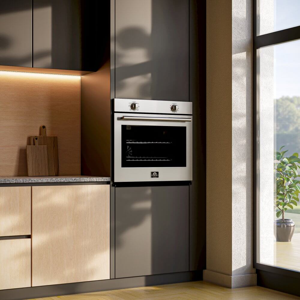 FORNO Vomero Single Wall Oven Stainless-Steel, 5 cu.ft. Convection Oven 3550 Watts - Image 6