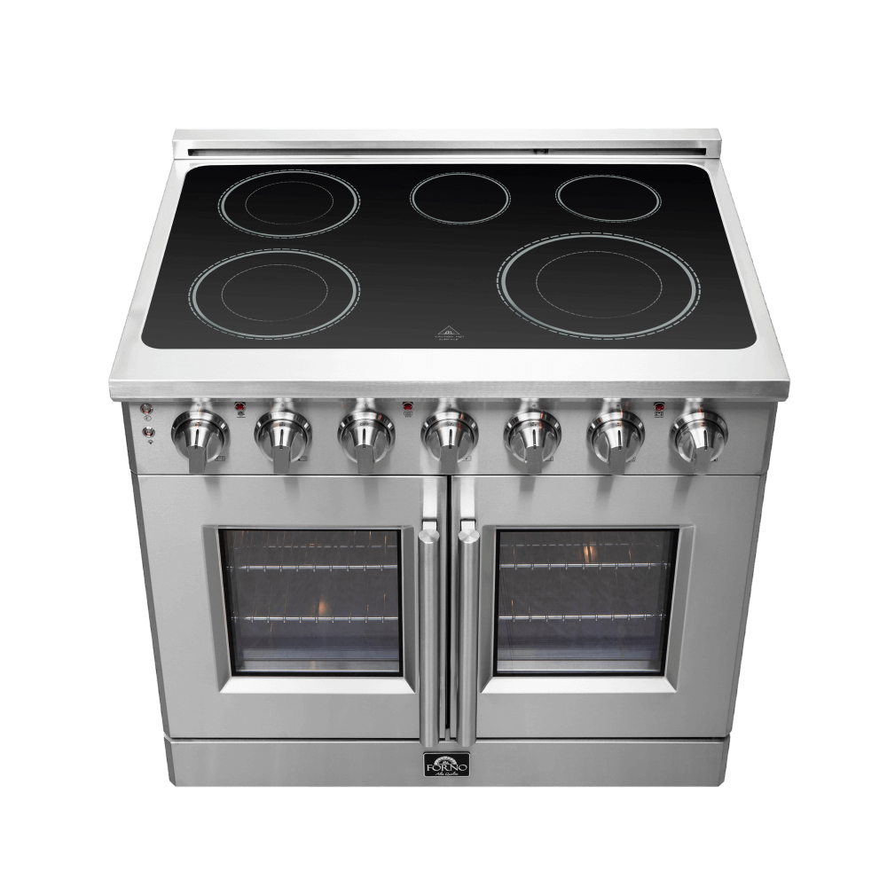 FORNO Massimo 36" Freestanding French Door Electric Range - Image 3