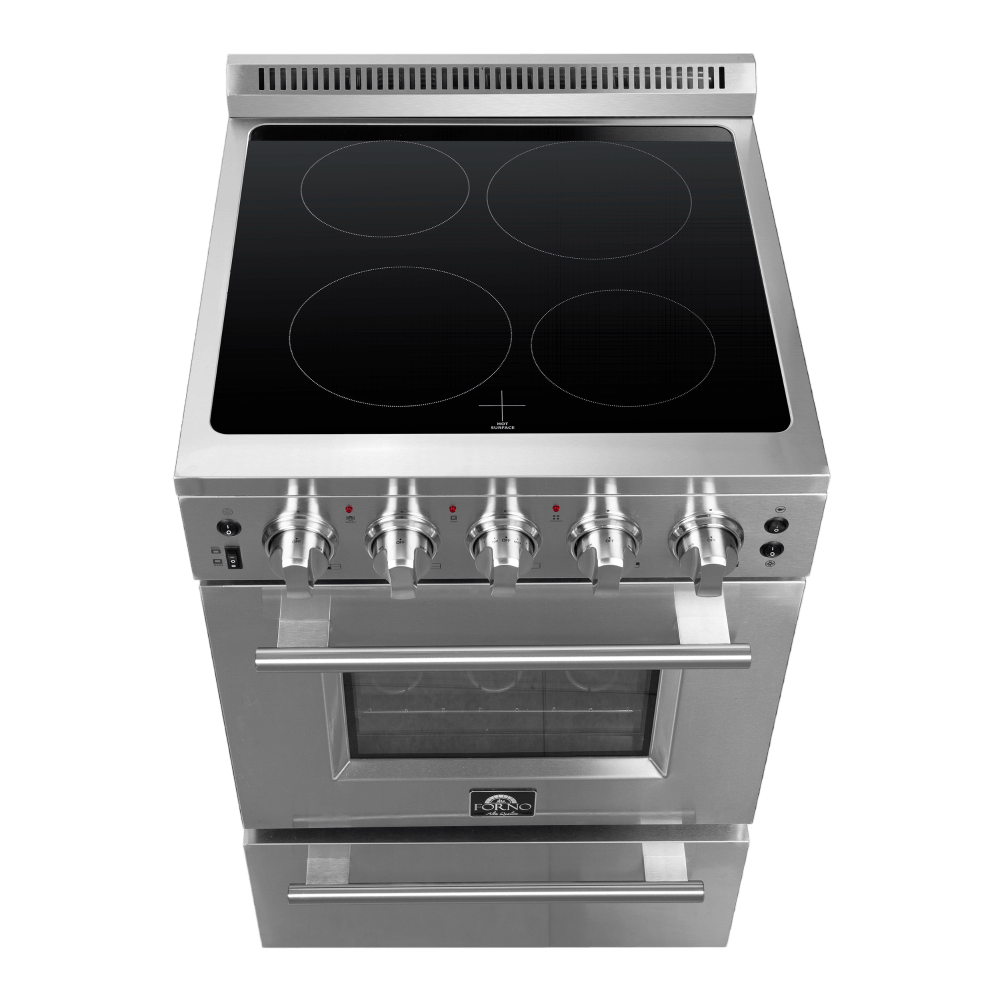 FORNO Loiano 24" Freestanding Electric Range (Canada Version no rotisserie function, with plug and cord) - Image 7