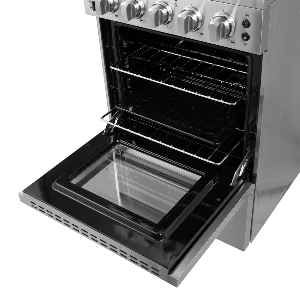 FORNO Loiano 24" Freestanding Electric Range (Canada Version no rotisserie function, with plug and cord) - Image 5