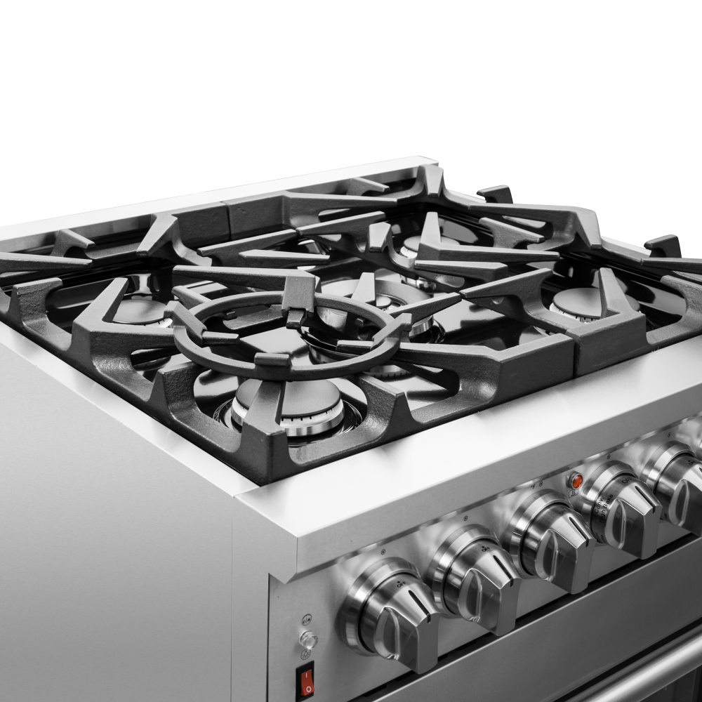 FORNO Massimo 30″ Freestanding Dual Fuel Range - Image 5