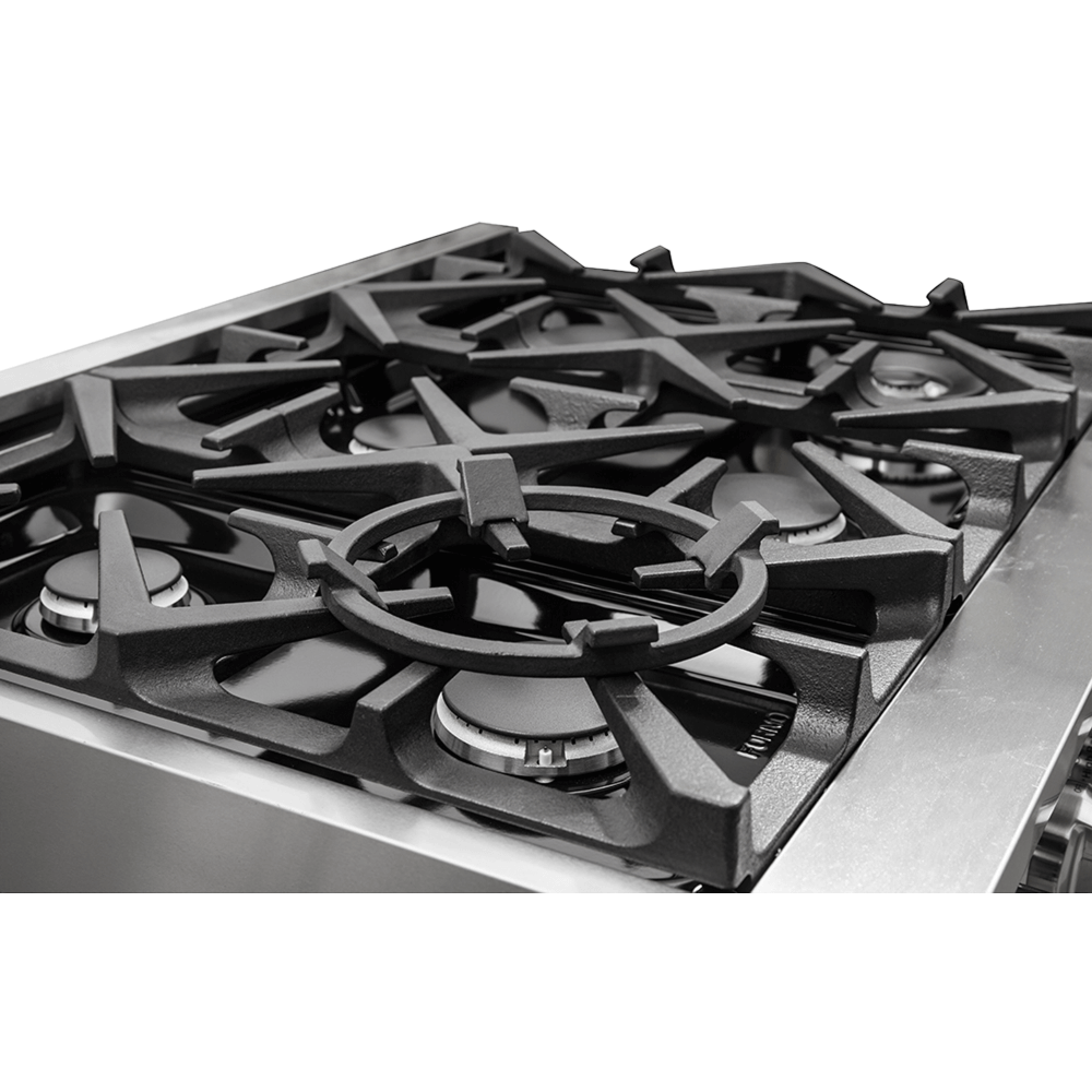 FORNO Massimo 36″ Freestanding Dual Fuel Range - Image 4