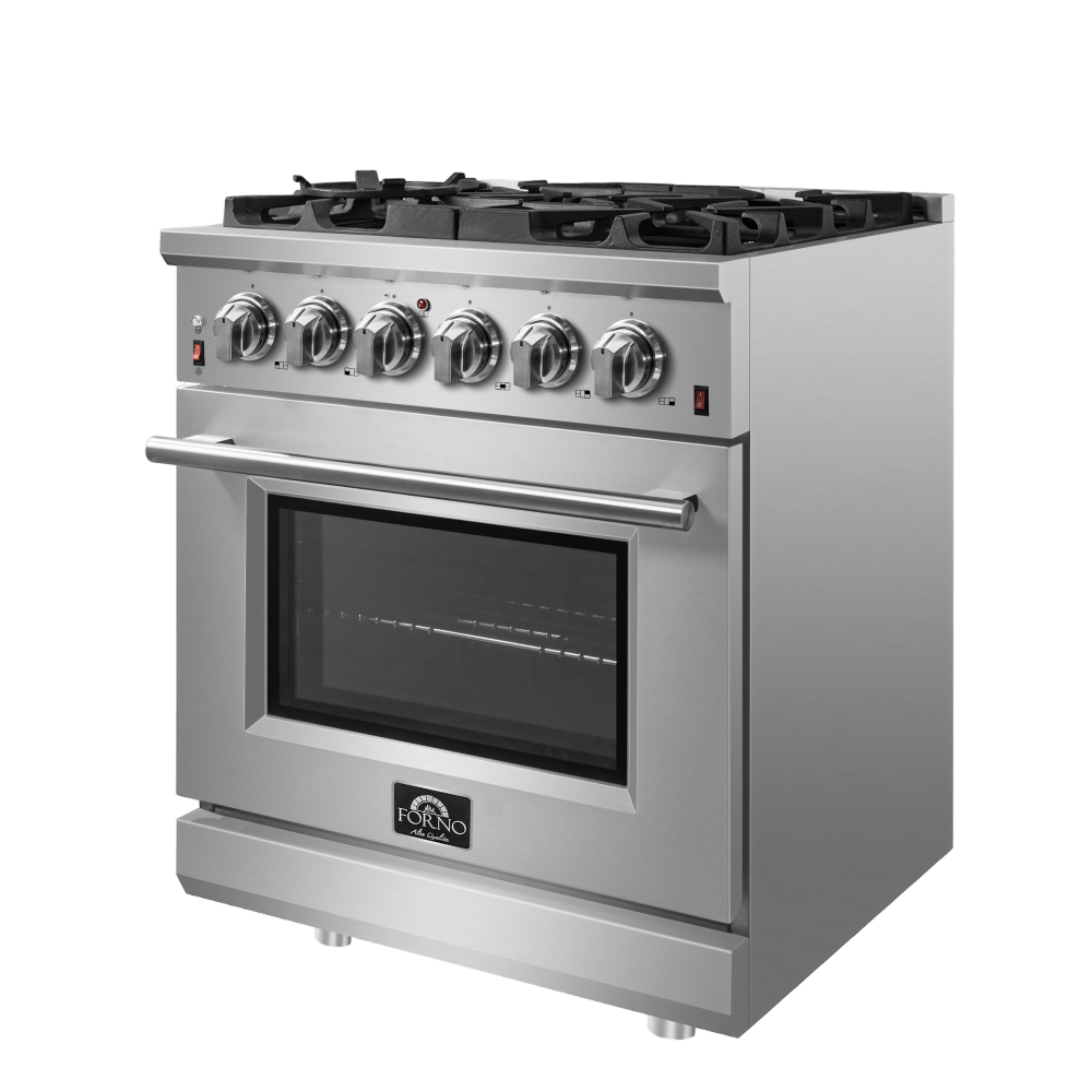 FORNO Massimo 30″ Freestanding Gas Range - Image 4