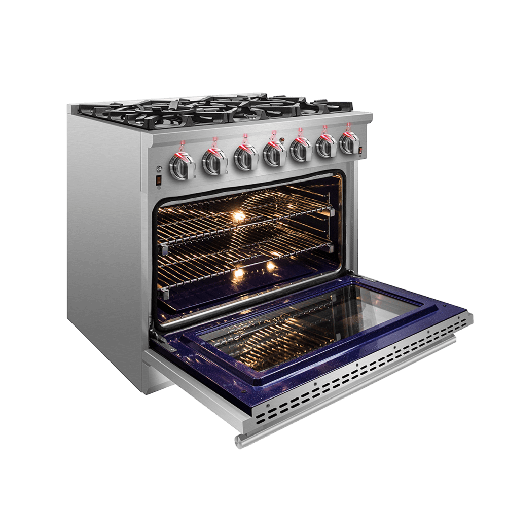 FORNO Massimo 36″ Freestanding Gas Range - Image 4