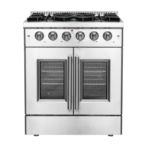 FORNO Galiano 30" Freestanding French Door Gas Range