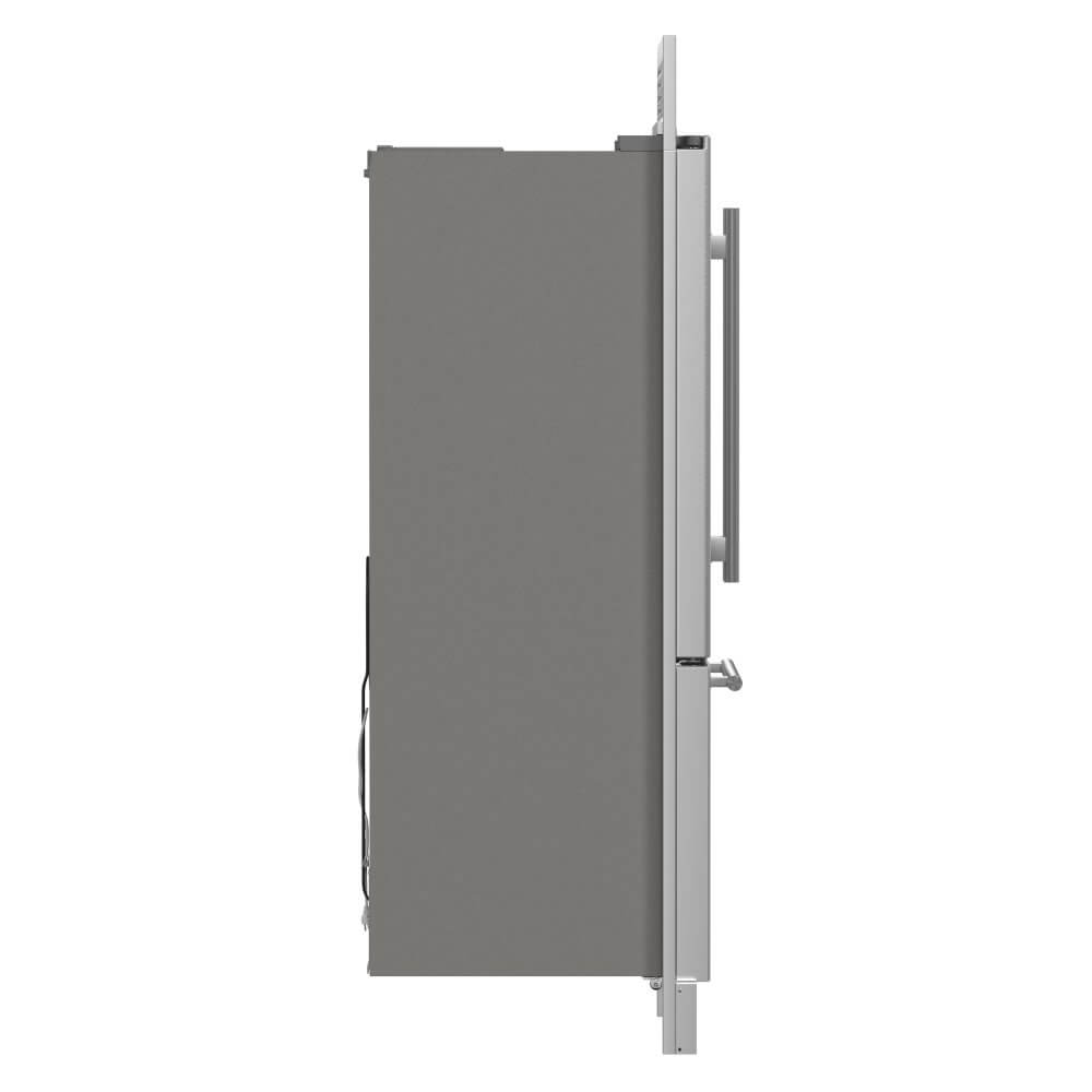 FORNO 35-inch French Door Refrigerator with Bottom Freezer 17.5 Cu.Ft. Capacity - Stainless Steel No Frost Fridge with Ice Maker, Child Safety Lock and Decorative Grill Trim kit - Image 14