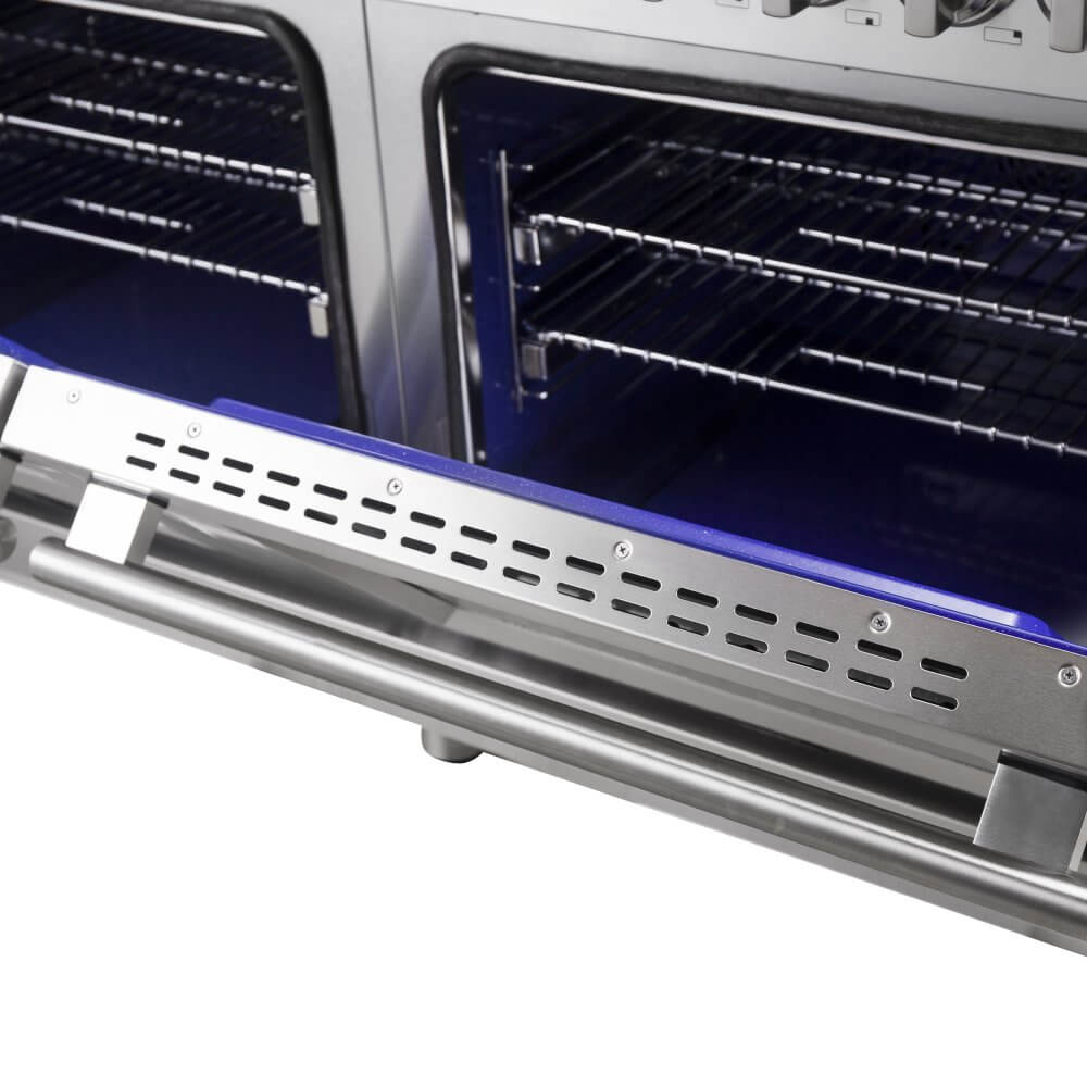 Forno Massimo 60-inch Dual Fuel Range Stainless Steel, 8.64 cu.ft. True Convection Double Ovens - Image 12