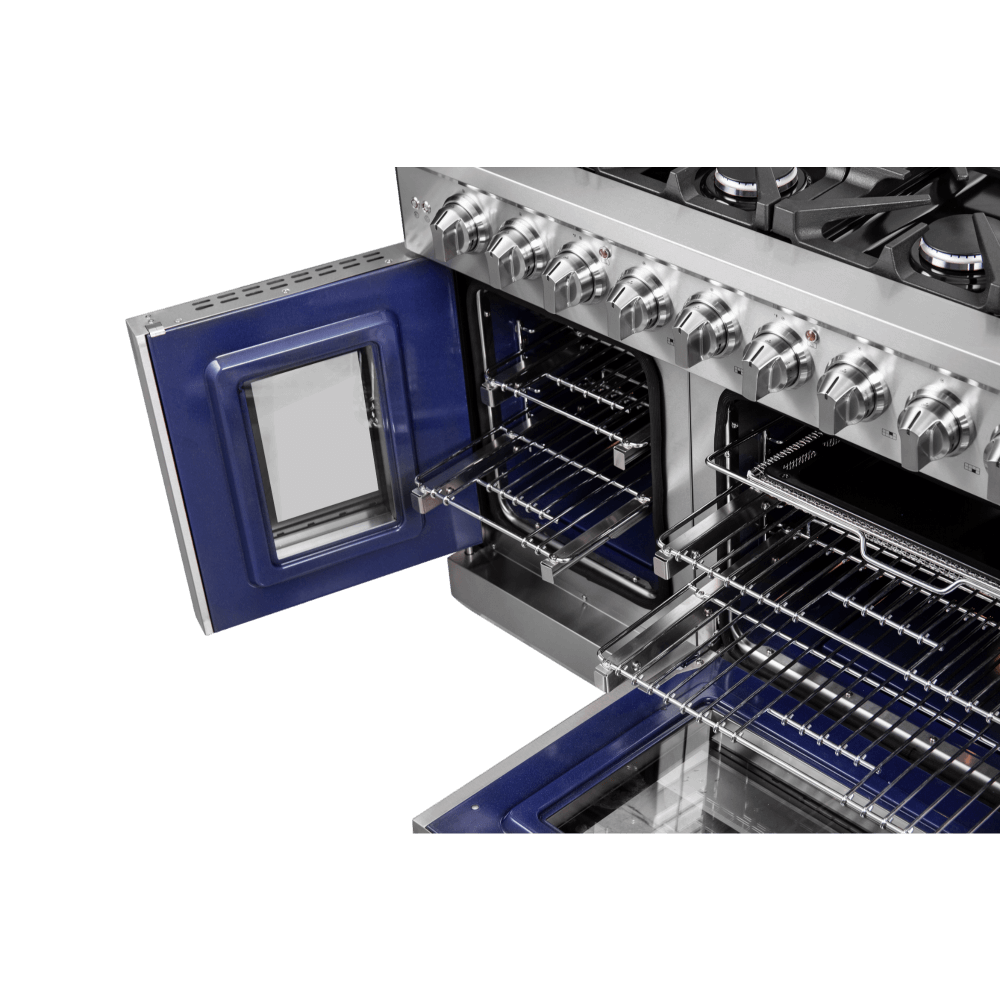 FORNO Massimo 48" Freestanding French Door Gas Convection Range - Image 6