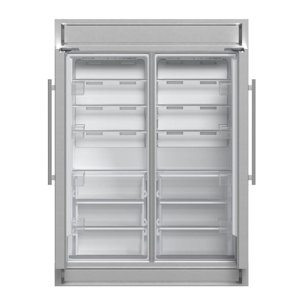 FORNO Maderno 60" 2-Piece Convertible Refrigerator/Freezer Built-In with Decorative Grill Trim, 27.2 cu.ft. - Image 2
