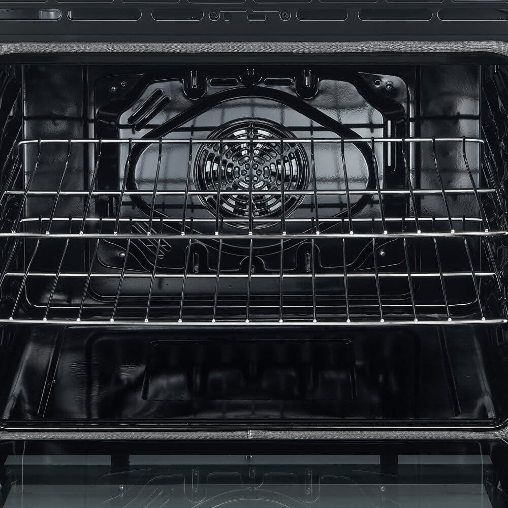 FORNO Leonardo Espresso 30-inch Slide-In Electric Range in White, 4 Elements, 7,100 Watts, 5.0 cu.ft. Oven with Convection Fan, Antique Brass Knobs and Handle - Image 12