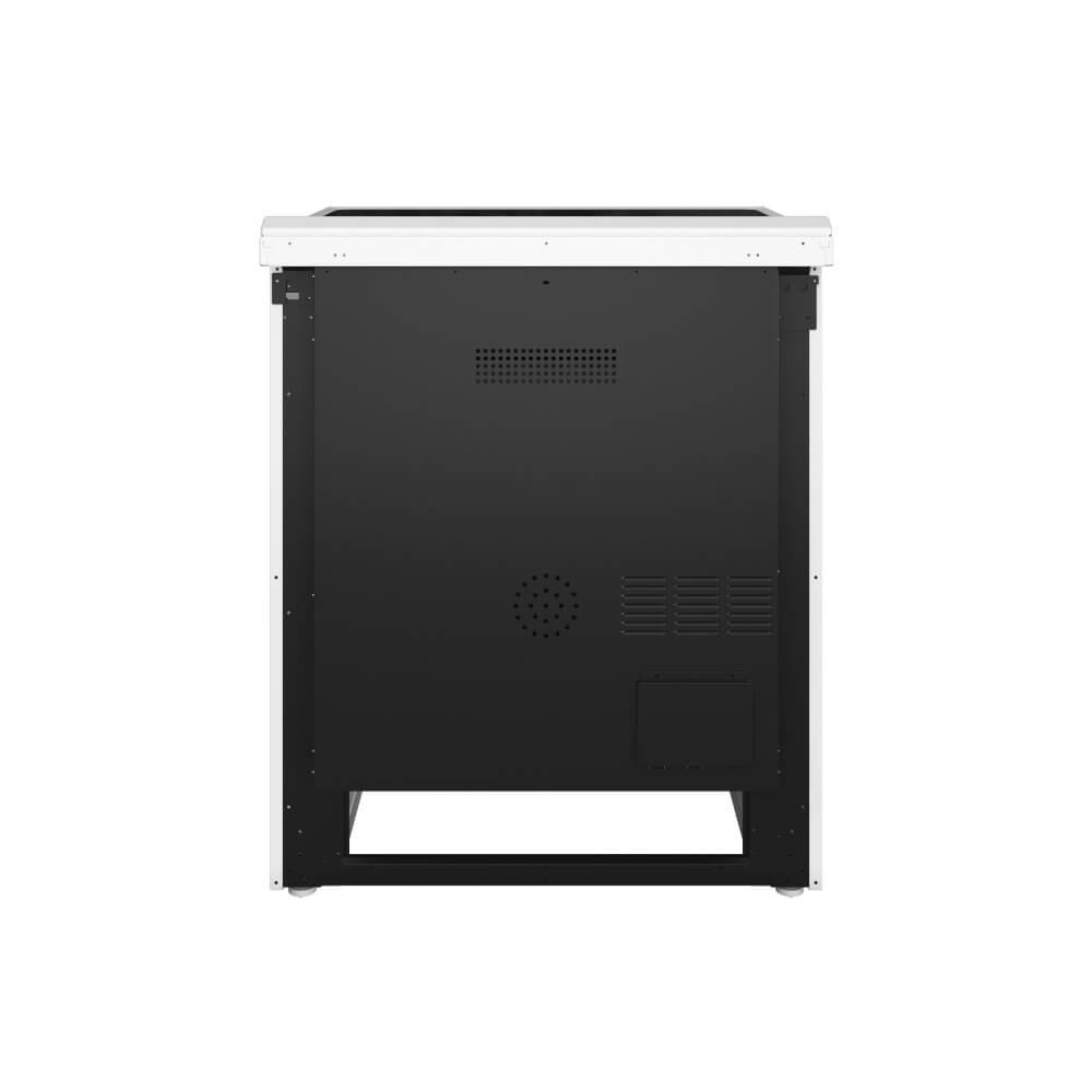 FORNO Leonardo Espresso 30-inch Slide-In Electric Range in White, 4 Elements, 7,100 Watts, 5.0 cu.ft. Oven with Convection Fan, Antique Brass Knobs and Handle - Image 17