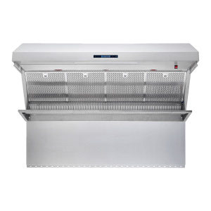 FORNO Savona 60-Inch Wall Mount Range Hood with Hybrid Filters & Back Splash