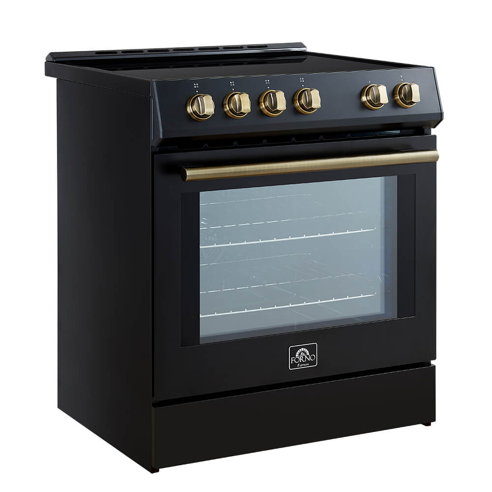FORNO - Leonardo Espresso 30" Slide-In Induction Range in Black - Image 3