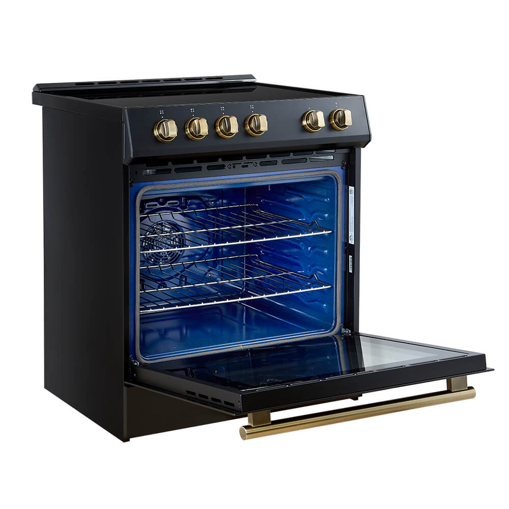 FORNO - Leonardo Espresso 30" Slide-In Induction Range in Black - Image 13