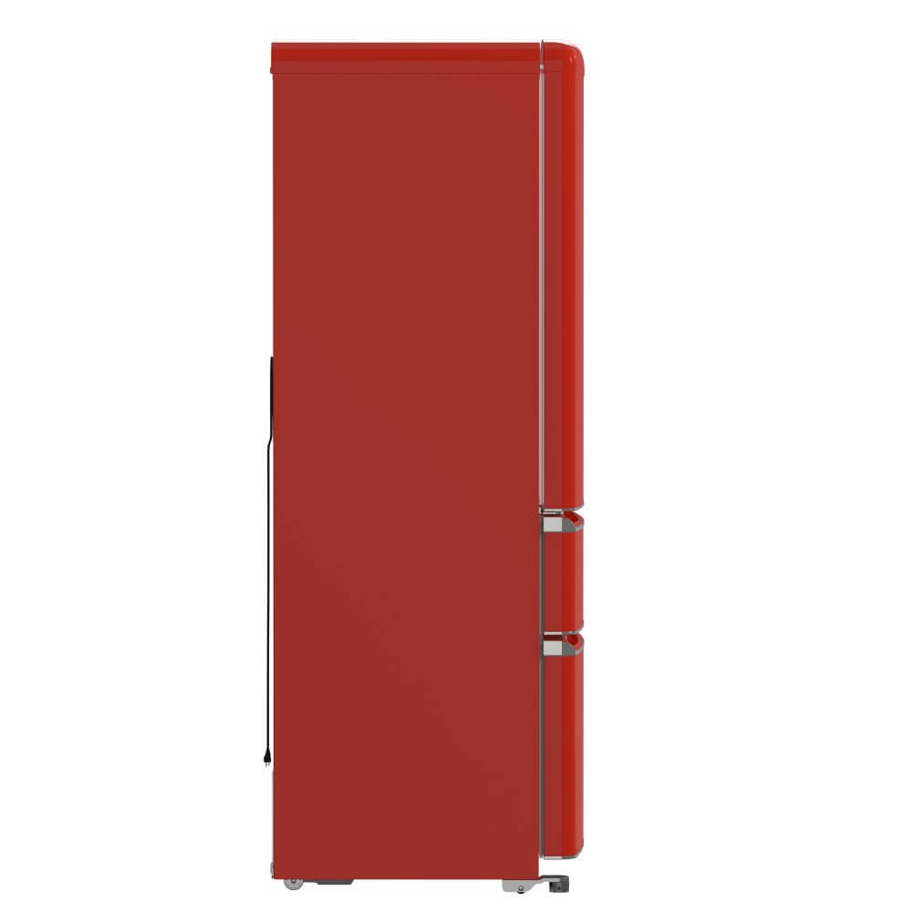 FORNO Luigi 18 cu.ft. French Door Refrigerator Red, Handle-Free Design - Image 11