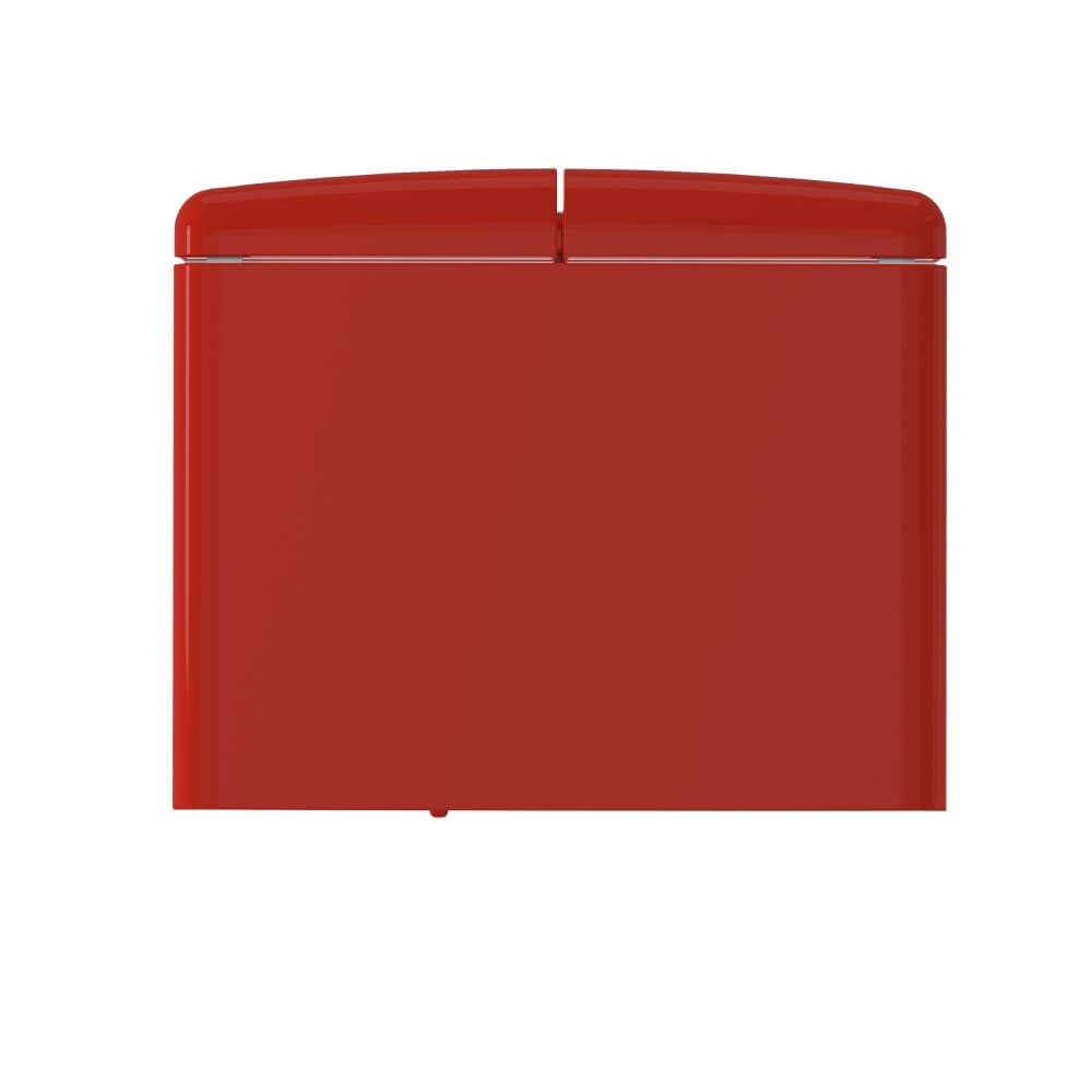 FORNO Luigi 18 cu.ft. French Door Refrigerator Red, Handle-Free Design - Image 12