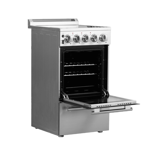 FFSEL6052 20 Forno Pallerano 20 Freestanding Electric Range Angle Open Right