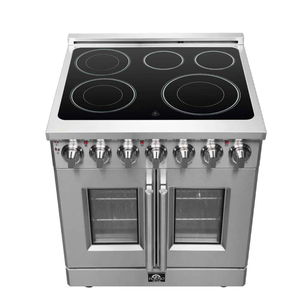 FFSEL16955 30 FORNO Massimo Freestandin French Door Electric Range View