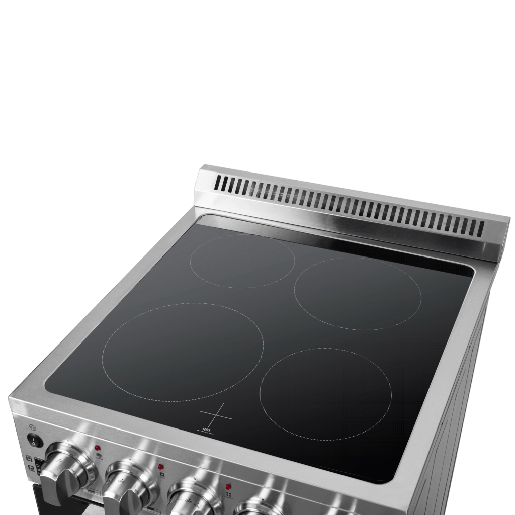 FFSEL6069 24 Forno Loiano Freestanding Gas Range Cooktop Stainless Steel