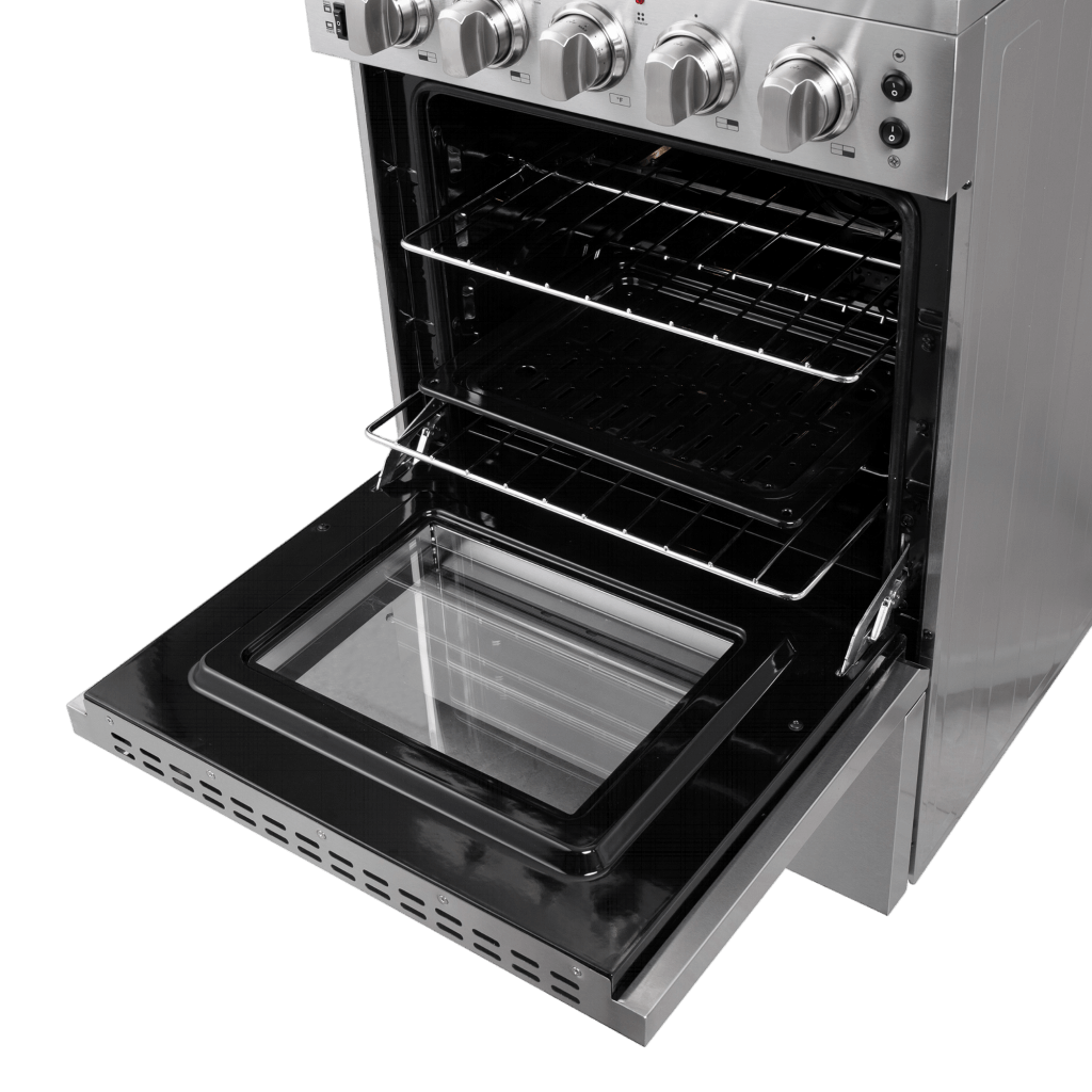FFSEL6069 24 Forno Loiano Freestanding Gas Range Stainless Steel