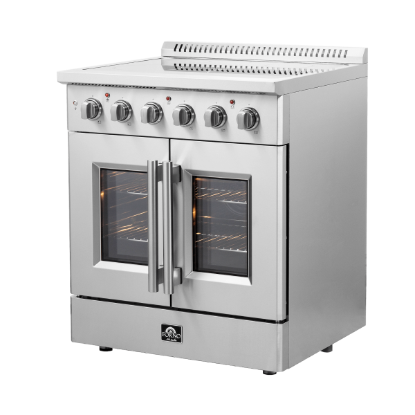 FFSEL6917 30 Galiano French Door Electric Range Angle Close