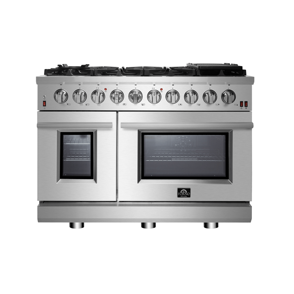 FFSGS6239 48 Forno Massimo Freestanding Gas Range Front