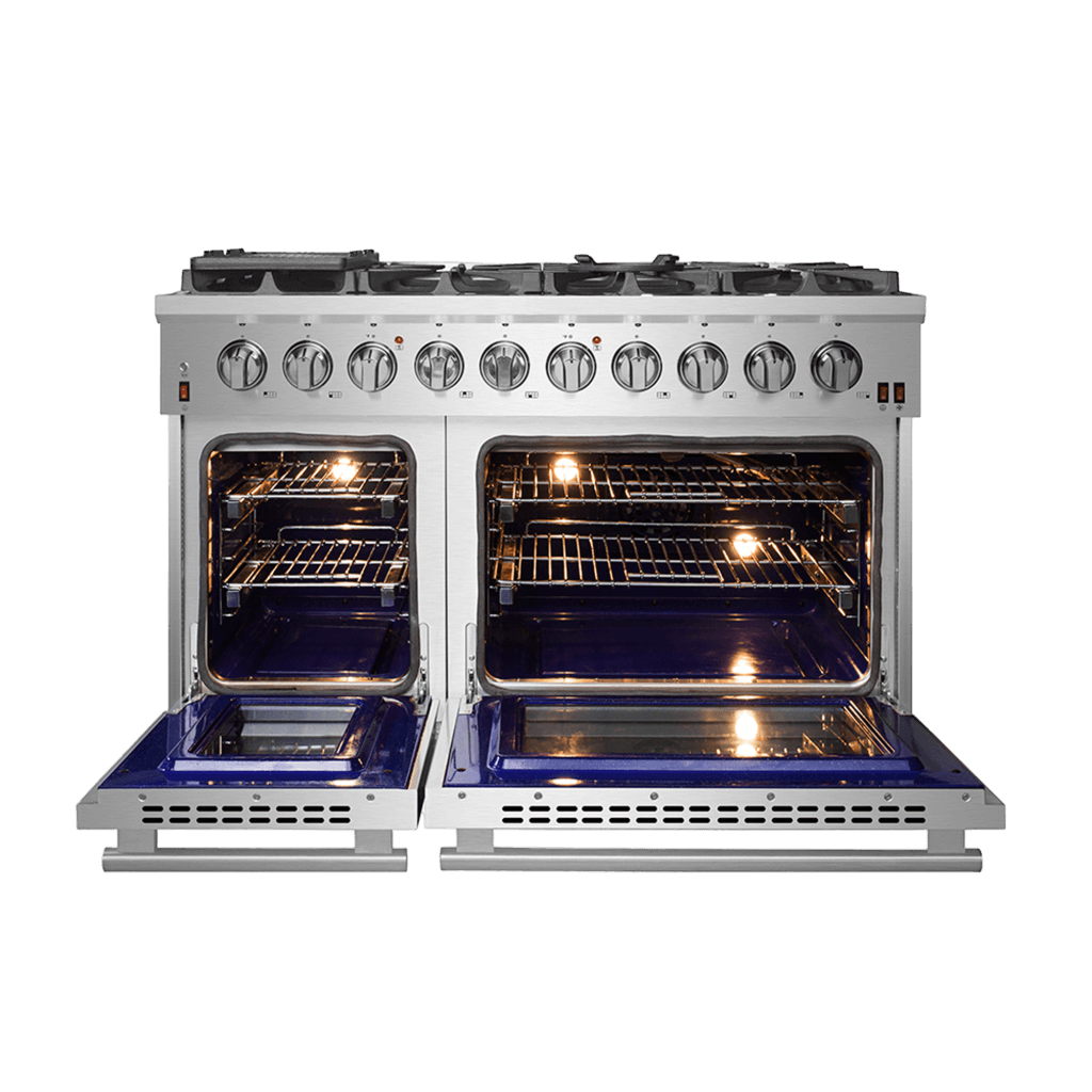 FFSGS6239 48 Forno Massimo Freestanding Gas Range Front Open