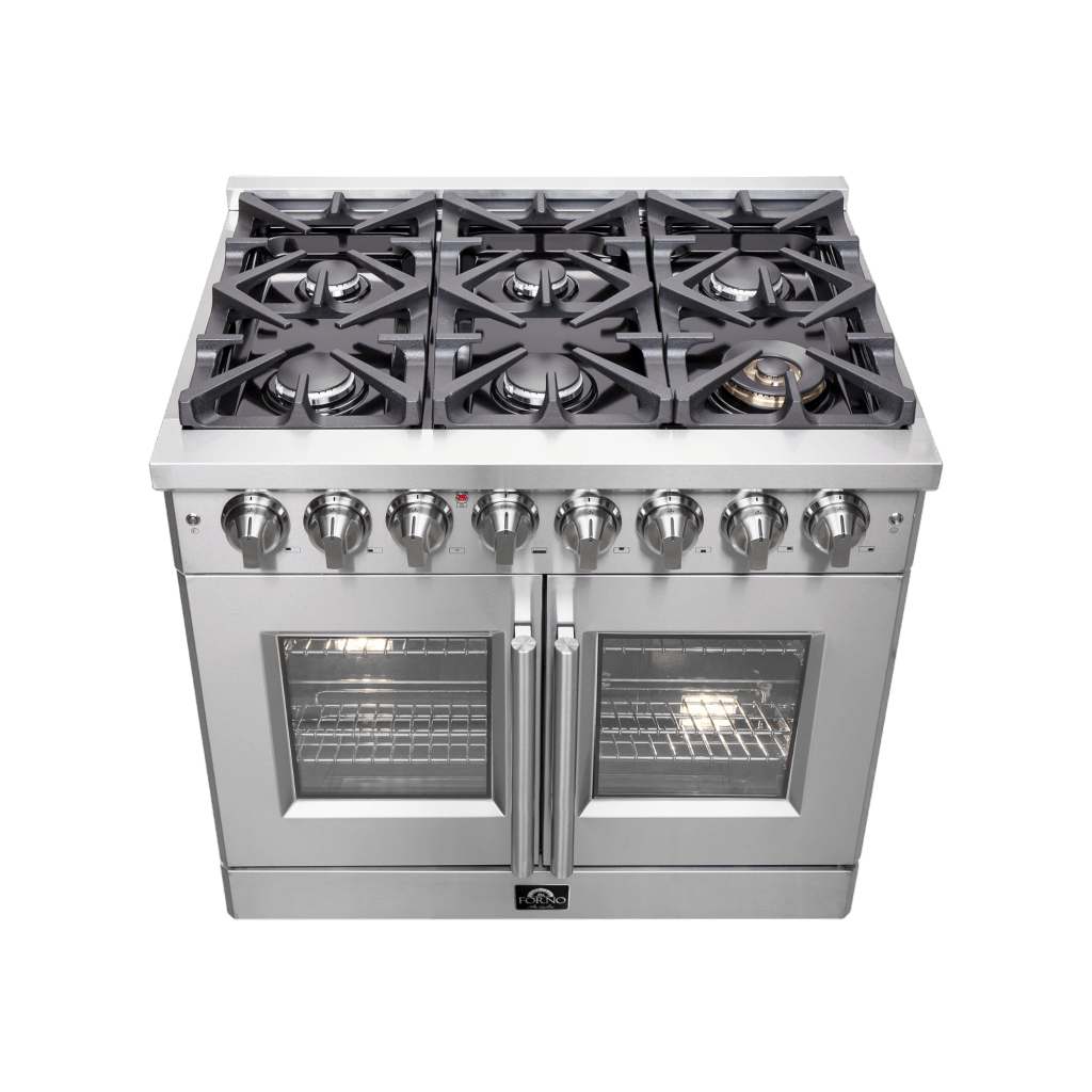 FFSGS6325 36 Forno Massimo French Door Dual Fuel Range Top