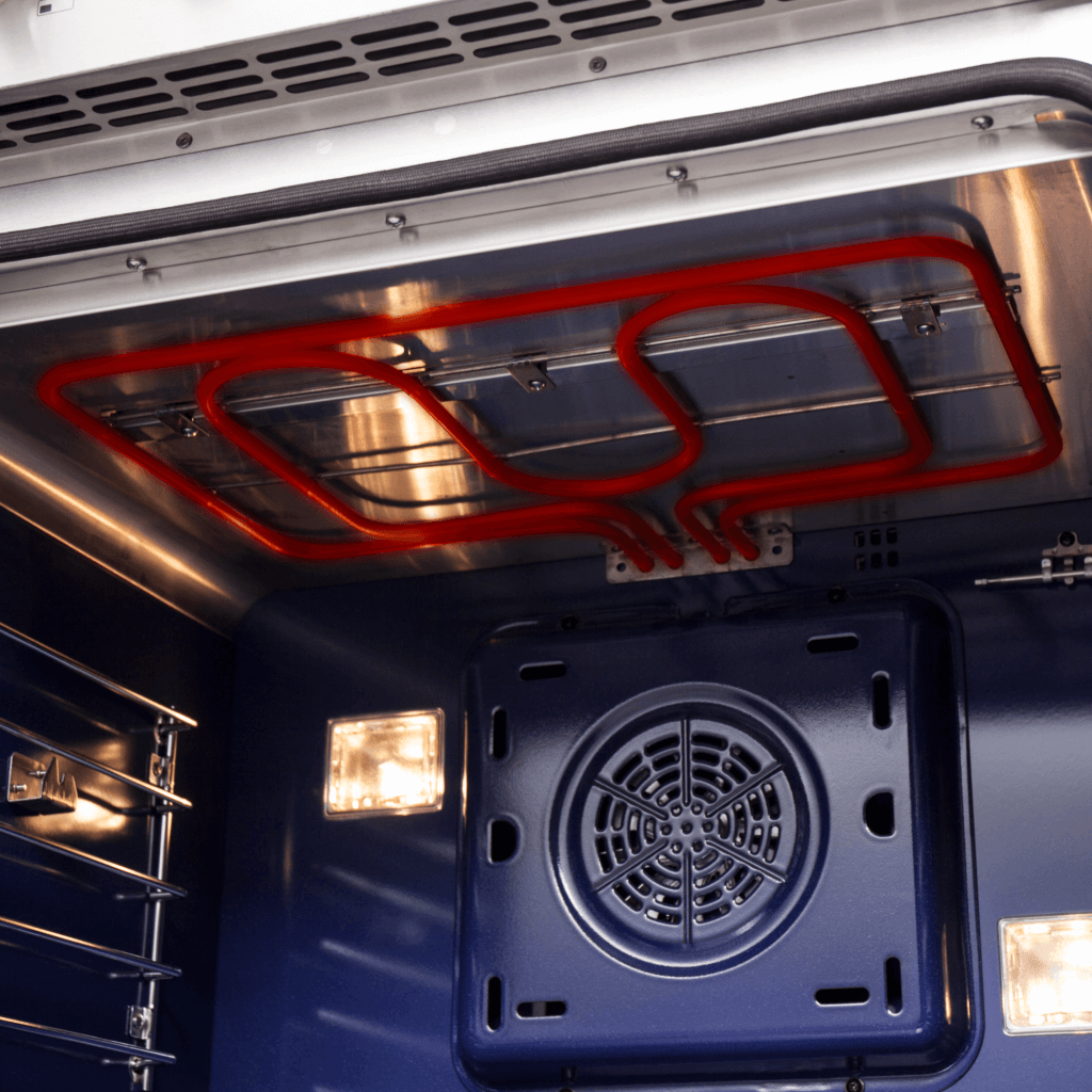 FFSGS6387 30 FORNO Capriasca Freestanding French Door Dual Fuel Broil Element