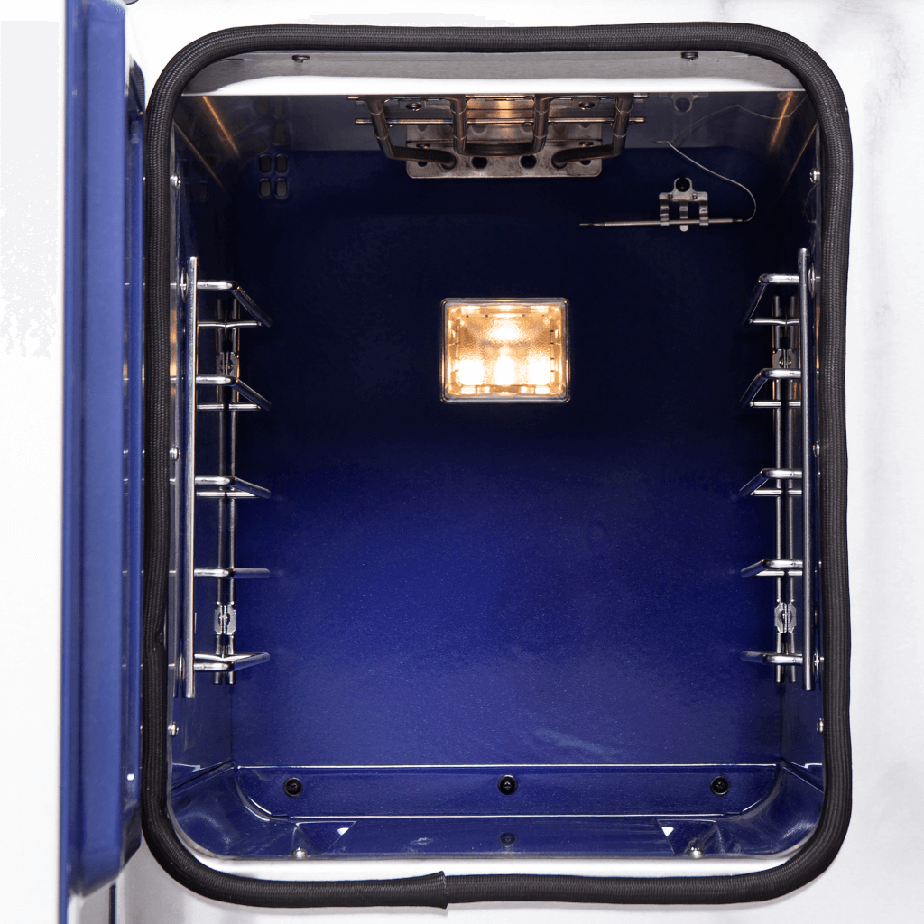 FFSGS6387 48 FORNO Capriasca Freestanding French Door Dual Fuel Range Left Interior