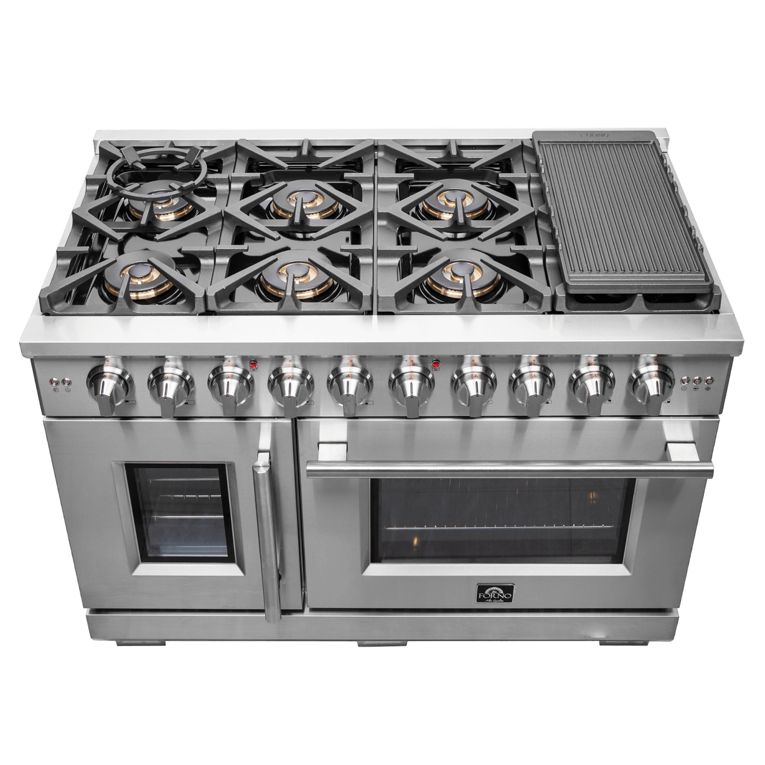 FORNO Capriasca 48" Freestanding French Door Gas Range Forno®
