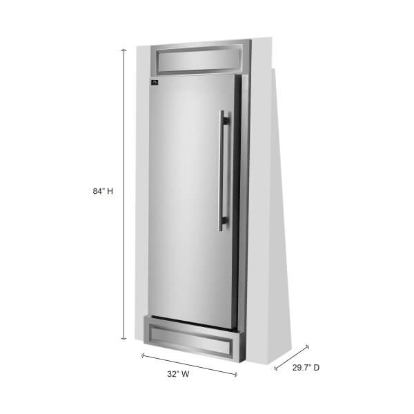 FFFFD1722 32LS Forno Maderno Convertible Refrigerator Freezer Dimensions