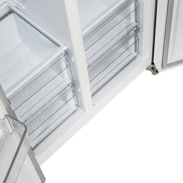 FFRBI1805 33WHT Forno Salerno White Refrigerator Bottom Interior