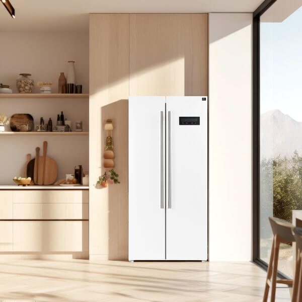 FFRBI1805 33WHT Forno Salerno White Refrigerator Lifestyle