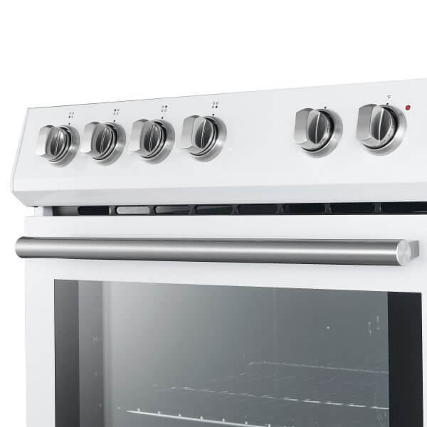 FFSEL6012 30WHT Leonardo Espresso Electric Range Control Panel