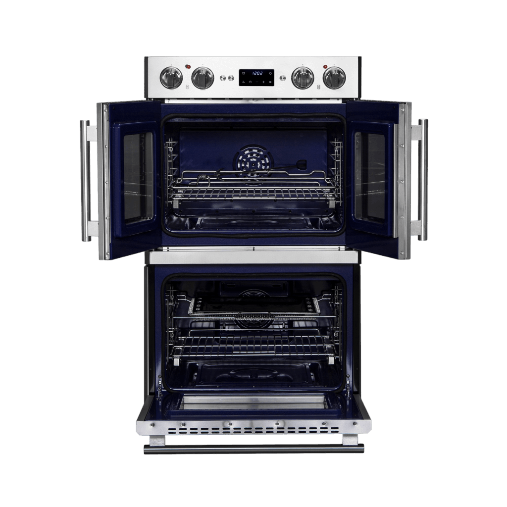 FBOEL1388 30 Forno Gallico Electric Double Wall Oven Front Open