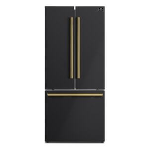 FFFFD1974 31BLK French Doors Refrigerator Front AB