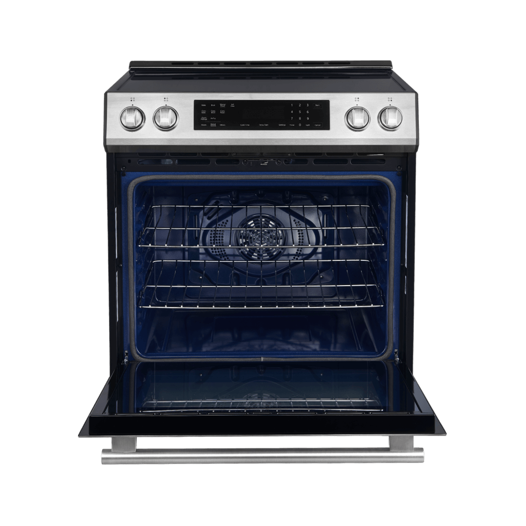 FFSIN0905 30 Espresso Leonardo Induction Range Front Open Photoroom