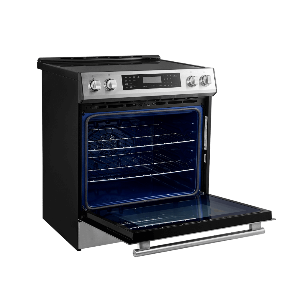 FFSIN0905 30 Espresso Leonardo Induction Range Side Open Photoroom