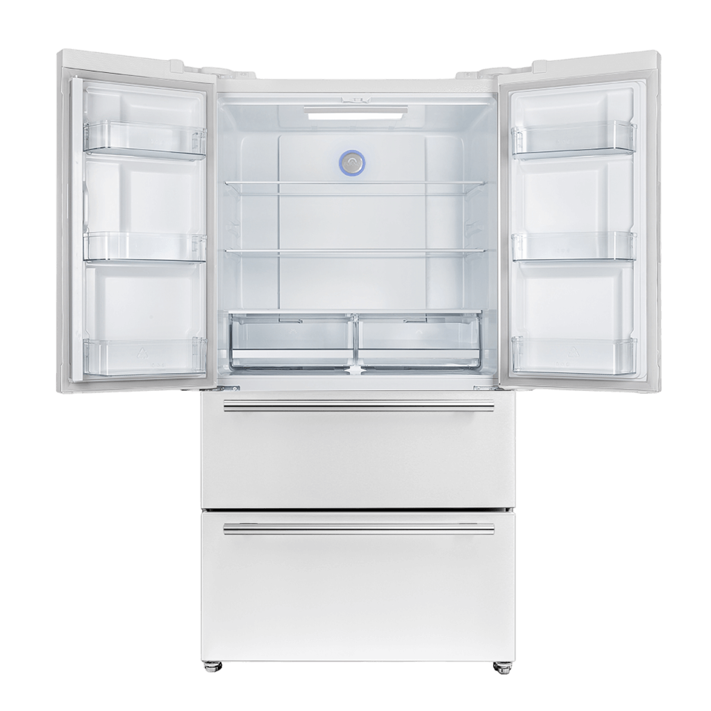 FFRBI1820 36WHT Moena French Door Refrigerator Front Open