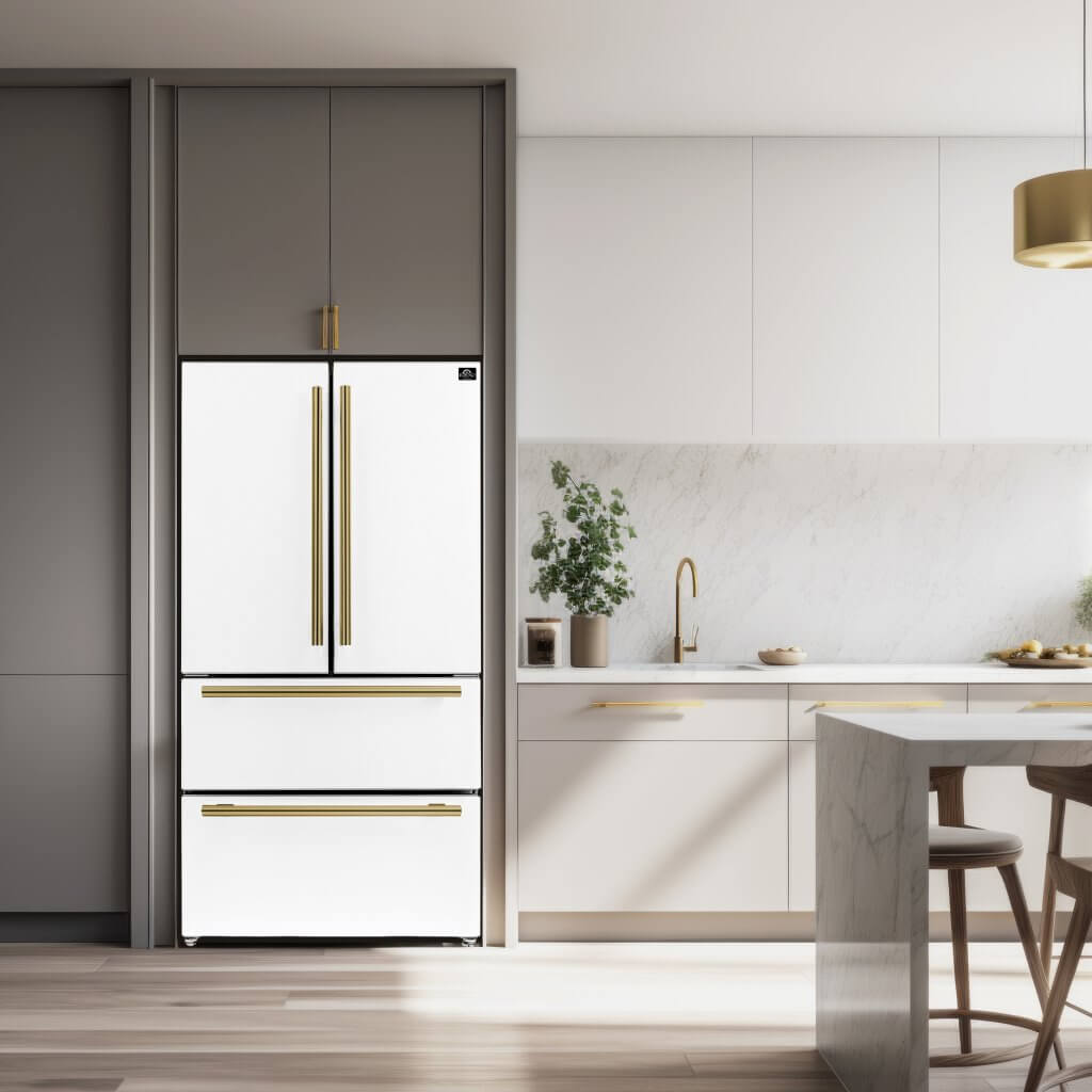 FFRBI1820 36WHT Moena French Door Refrigerator Lifestyle