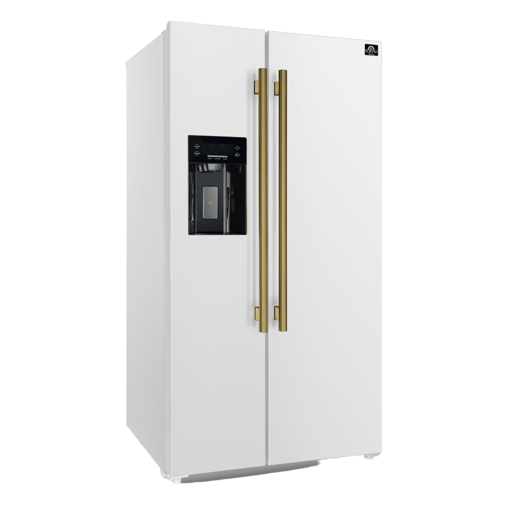 FFRBI1844 36WHT French Doors Refrigerator 45 Front Closed AB