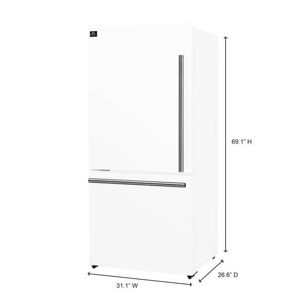 FFFFD1786 31WHT Forno Milano White Fridge Dimensions