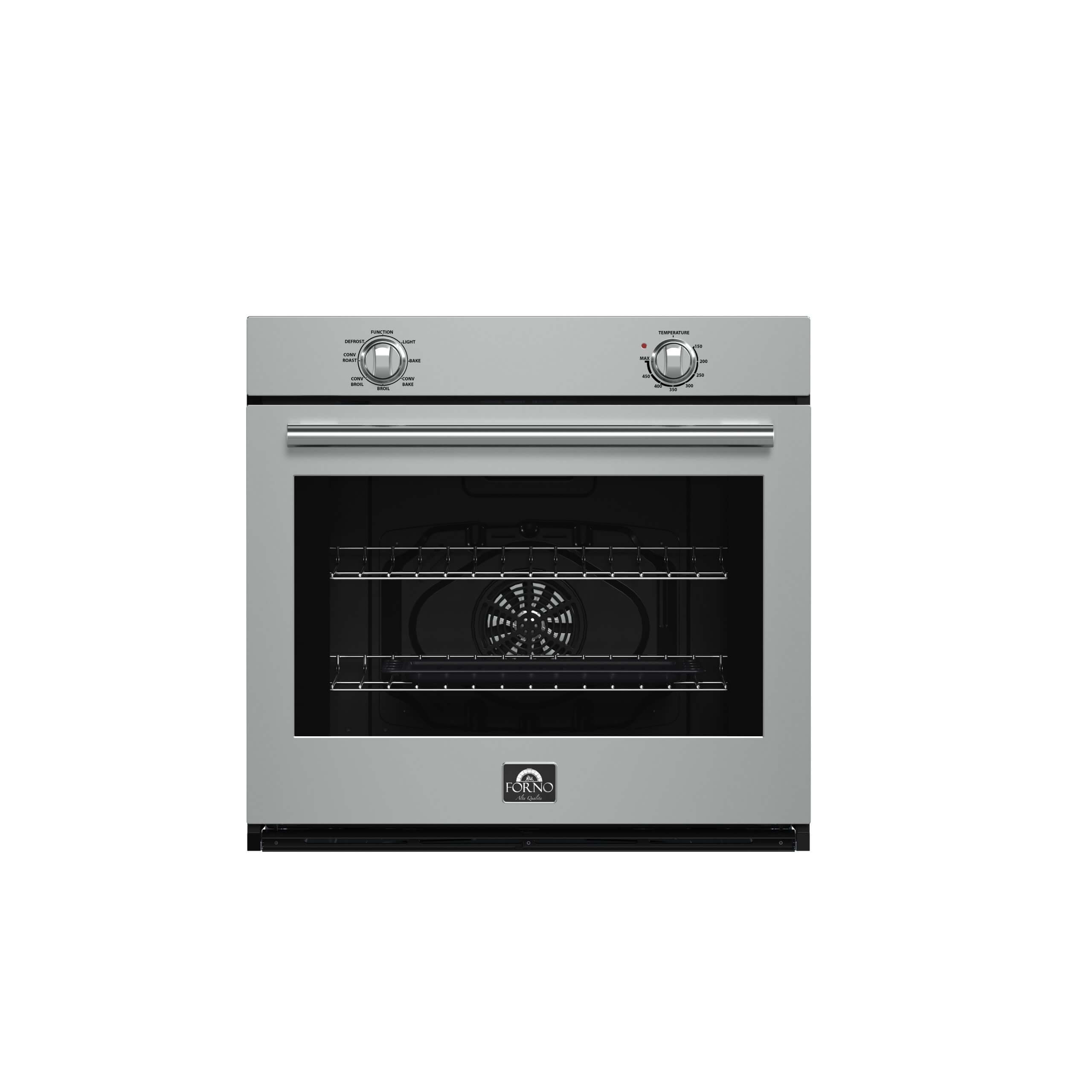 FORNO Vomero Single Wall Oven Stainless-Steel, 5 cu.ft. Convection Oven 3550 Watts
